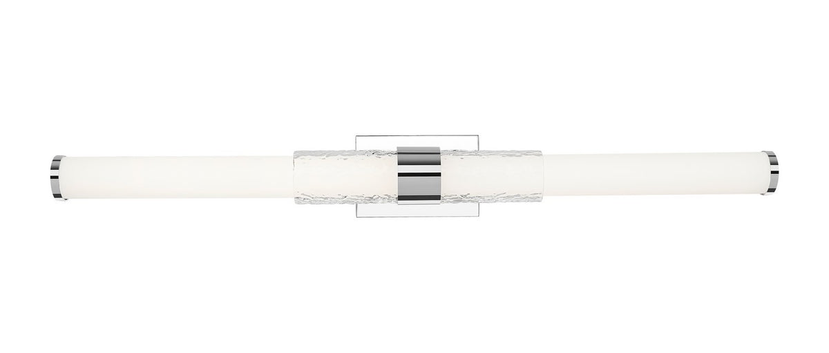 Barre d'éclairage de salle de bain Egon Chrome, 40" – vue 3