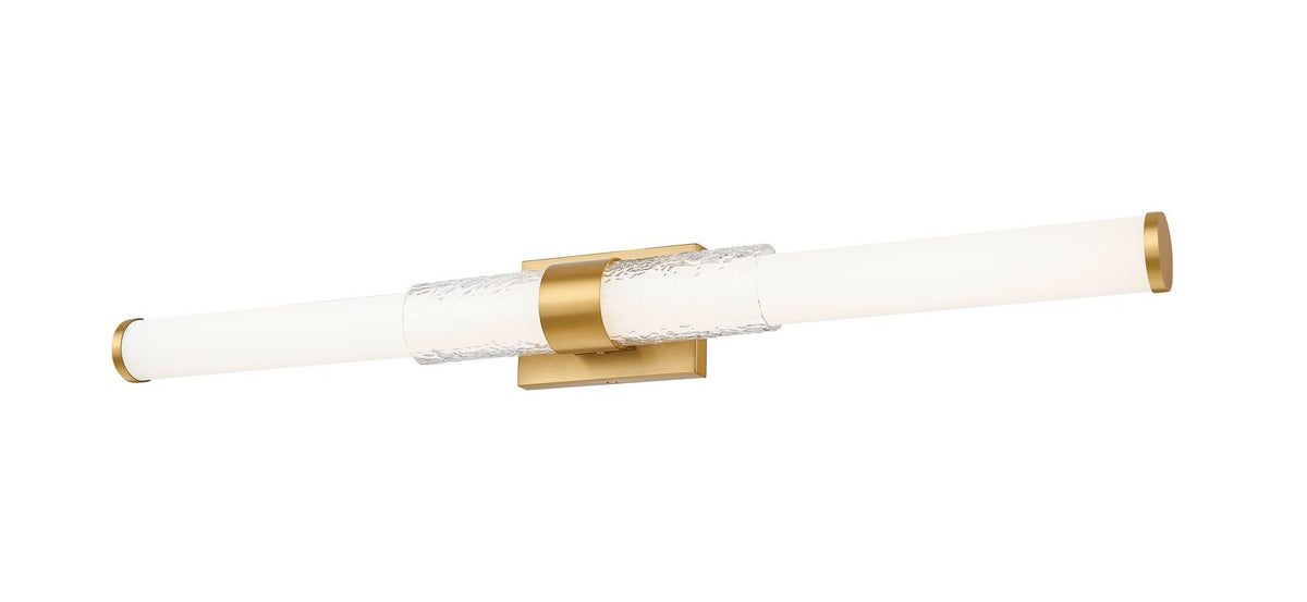 Barre d'éclairage de salle de bain Egon Or moderne, 40" – vue 2
