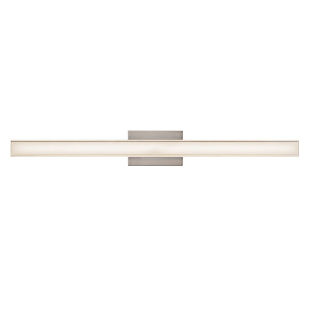 Barre d'éclairage de salle de bain Garland Nickel brossé, 36" – Kuzco Lighting