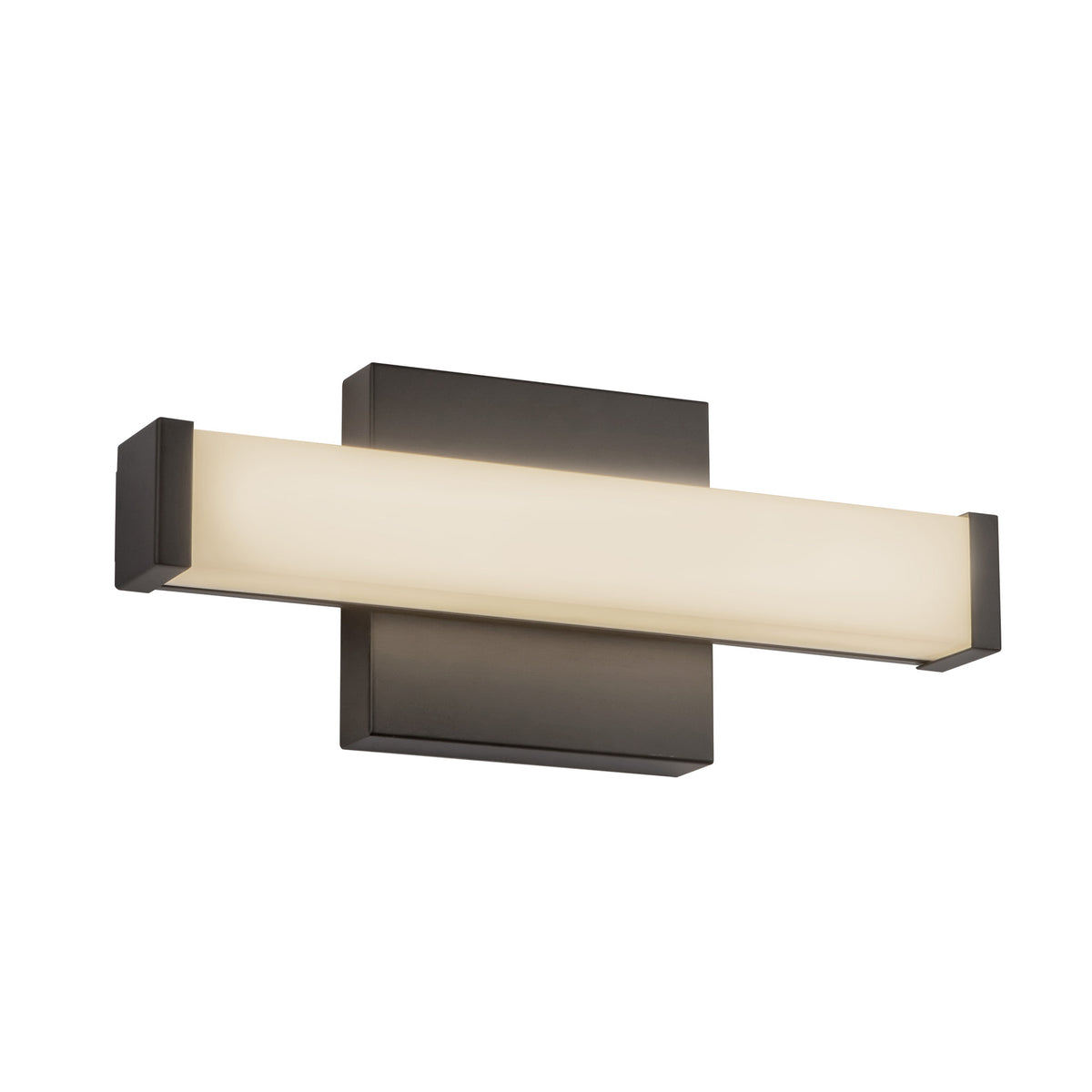 Barre d'éclairage de salle de bain Geri Noir, 12" – vue 2