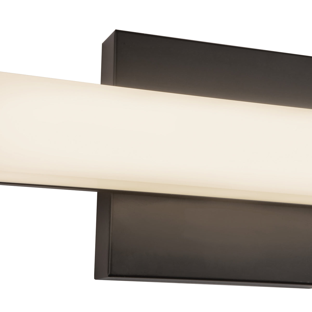 Barre d'éclairage de salle de bain Geri Noir, 12" – vue 4