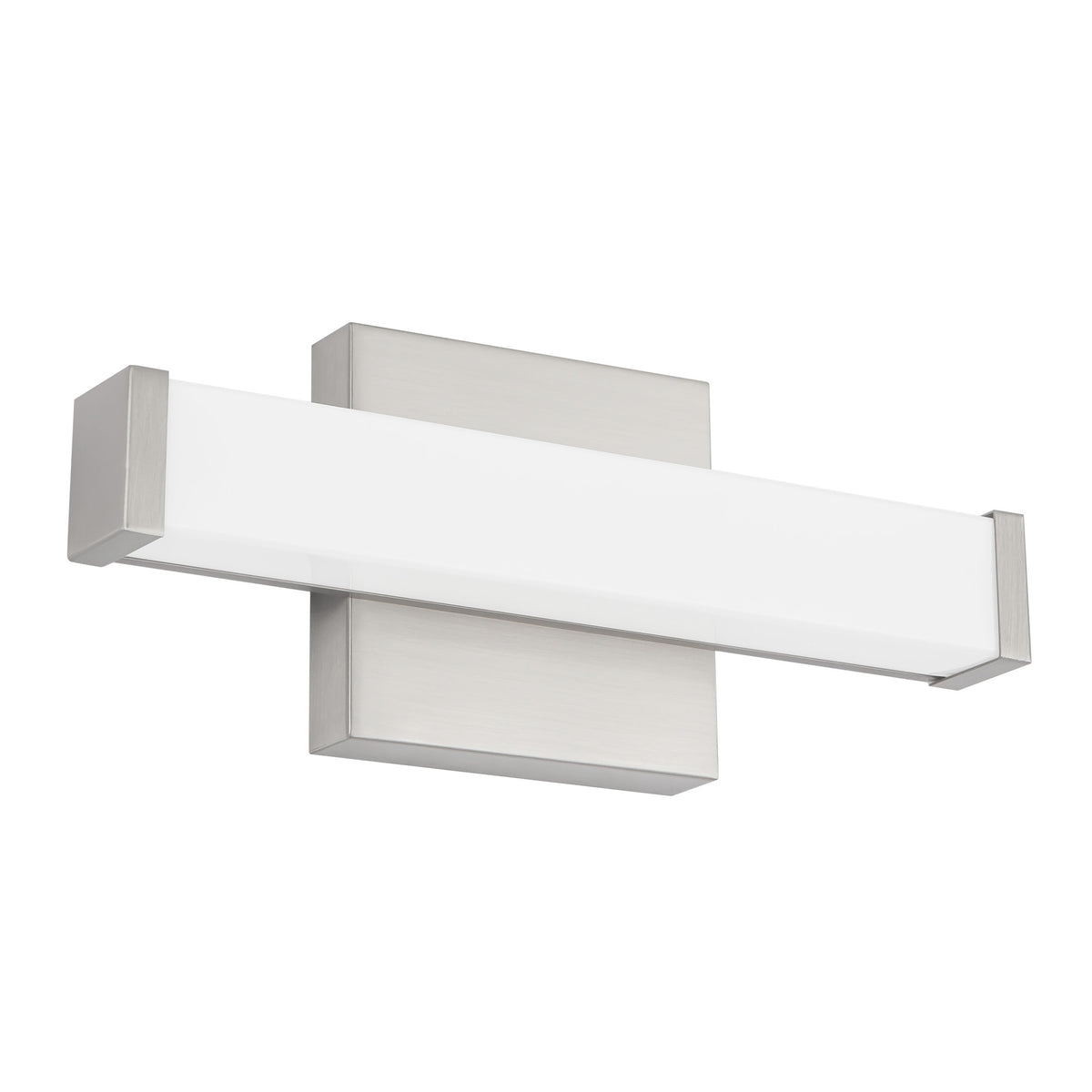 Barre d'éclairage de salle de bain Geri Nickel brossé, 12" – vue 3