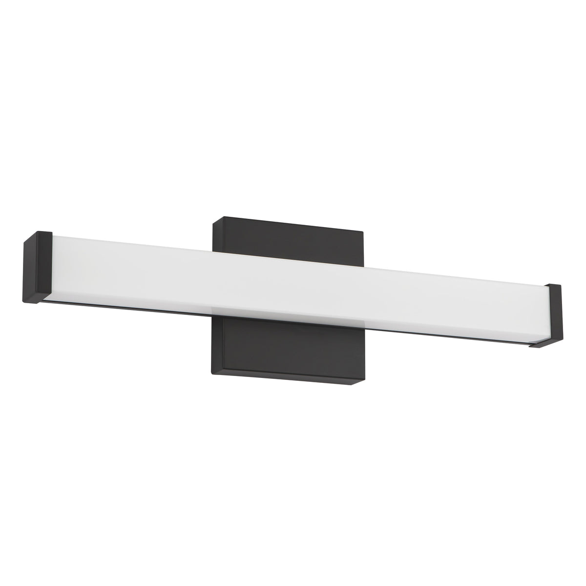 Barre d'éclairage de salle de bain Geri Noir, 18" – vue 3