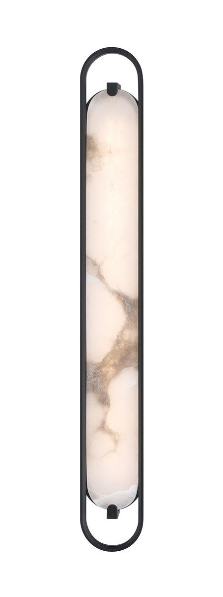 Barre d'éclairage de salle de bain Noga Noir mat, 36" – Eurofase
