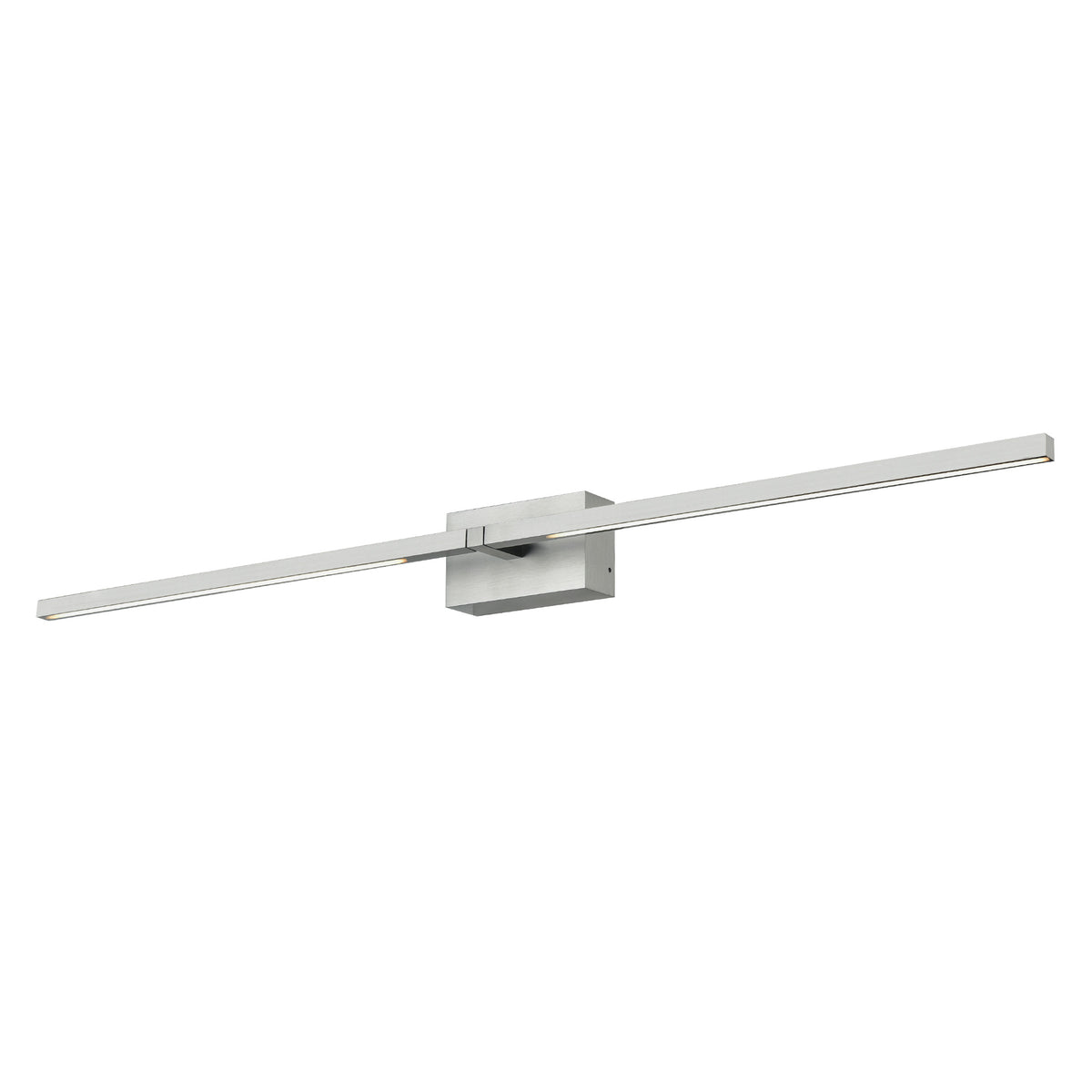 Barre d'éclairage de salle de bain Pandora Nickel brossé, 36" – Kuzco Lighting