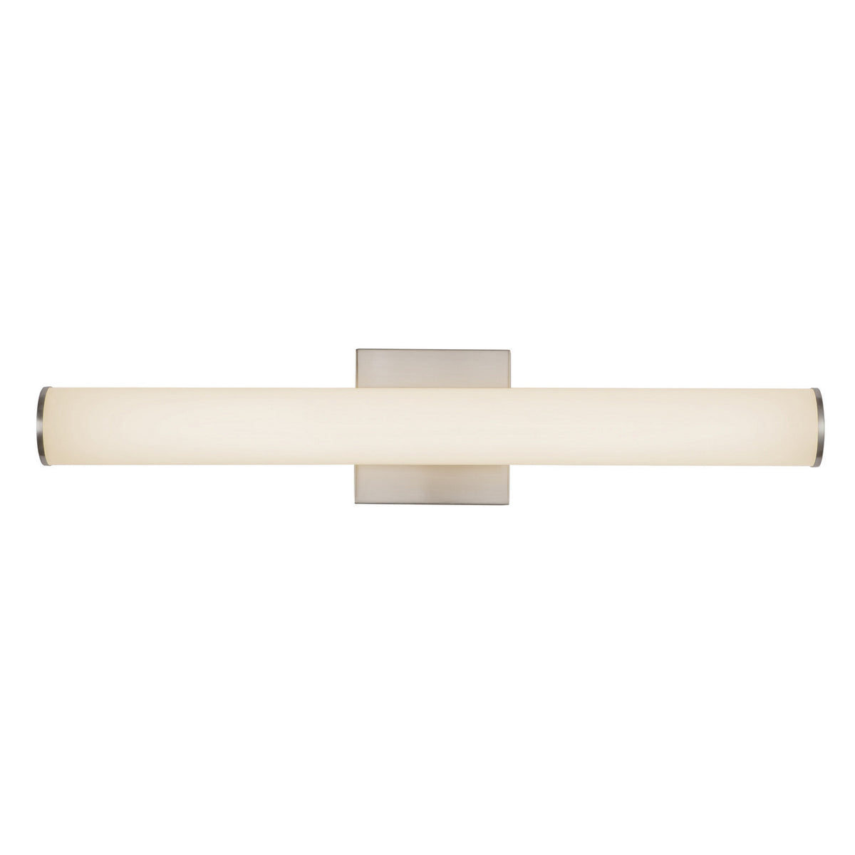Barre d'éclairage de salle de bain Rico Nickel brossé, 24 1/8" – Kuzco Lighting