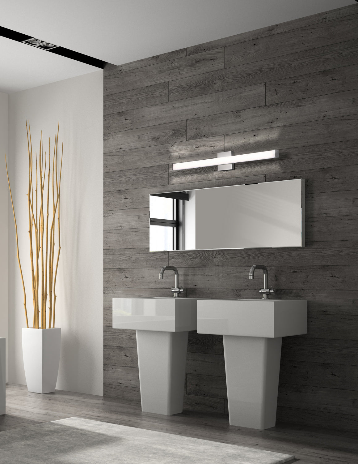 Barre d'éclairage de salle de bain Ronning Or, 24" – vue 2