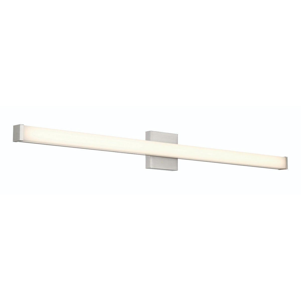 Barre d'éclairage de salle de bain Ronning Nickel brossé, 48" – vue 2