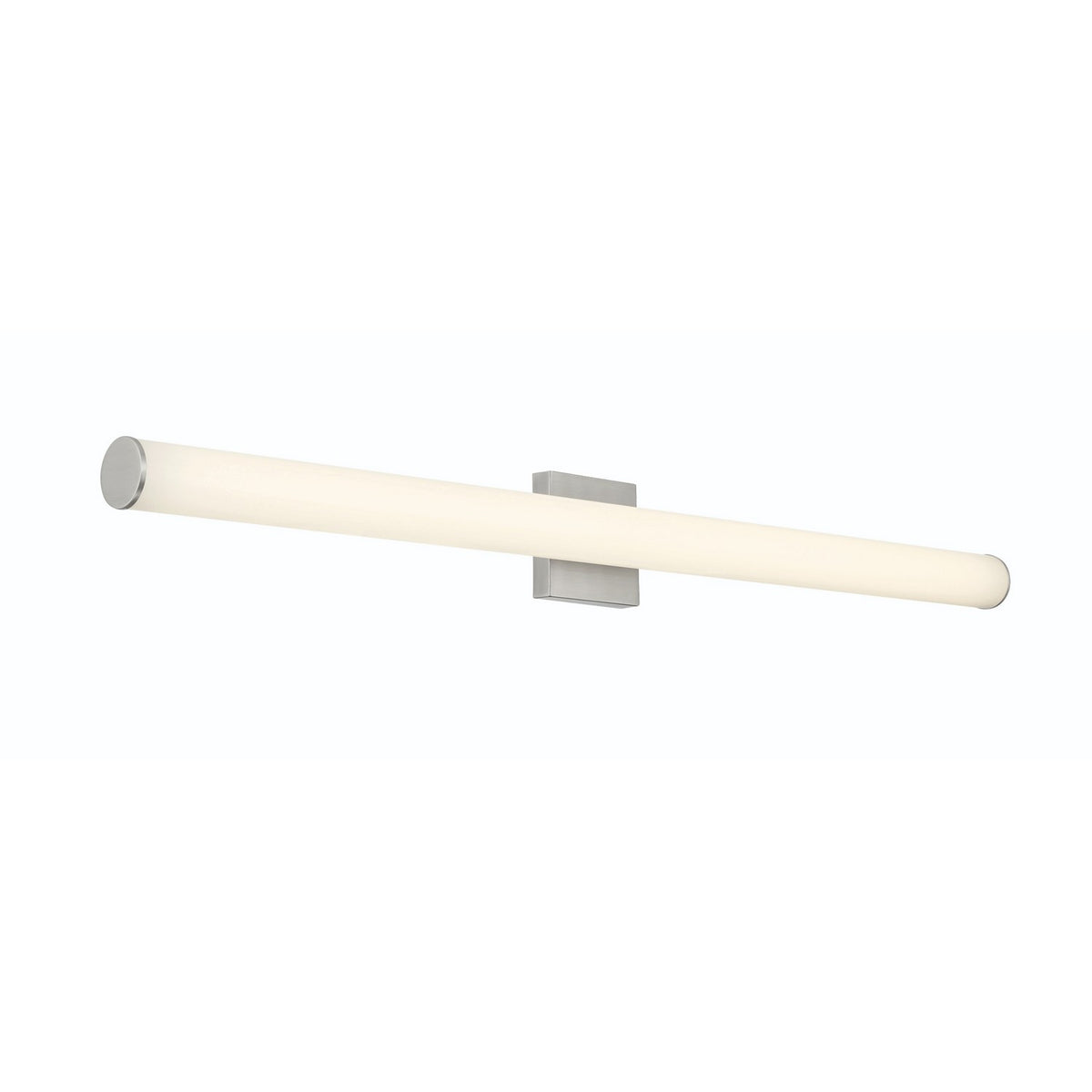 Barre d'éclairage de salle de bain Stepridge Nickel brossé, 48" – vue 2