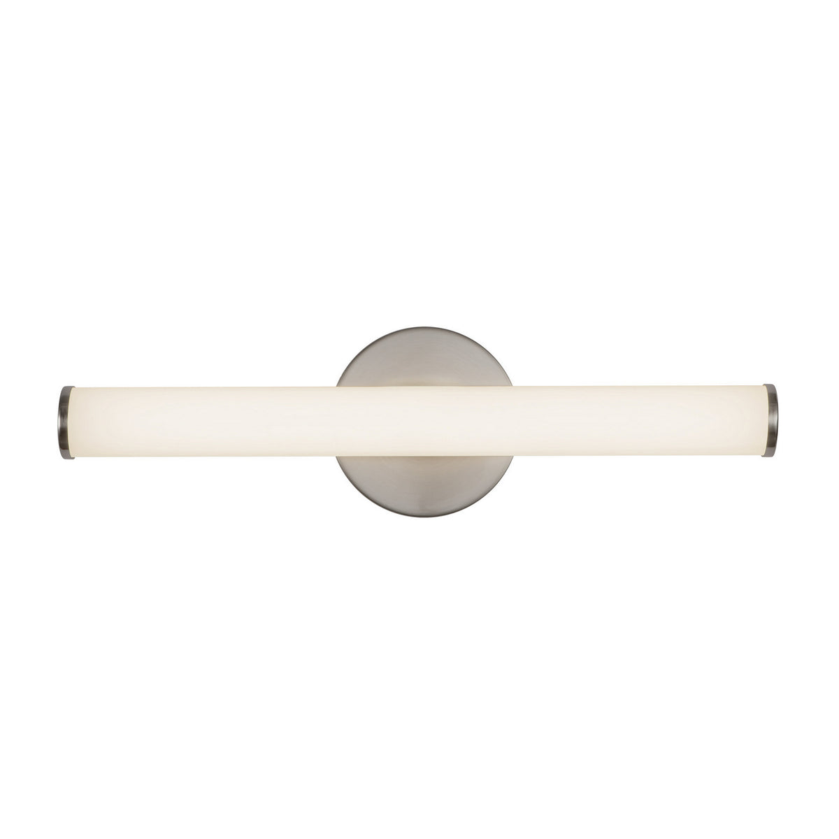 Barre d'éclairage de salle de bain Tectra Nickel brossé, 18 1/8" – Kuzco Lighting