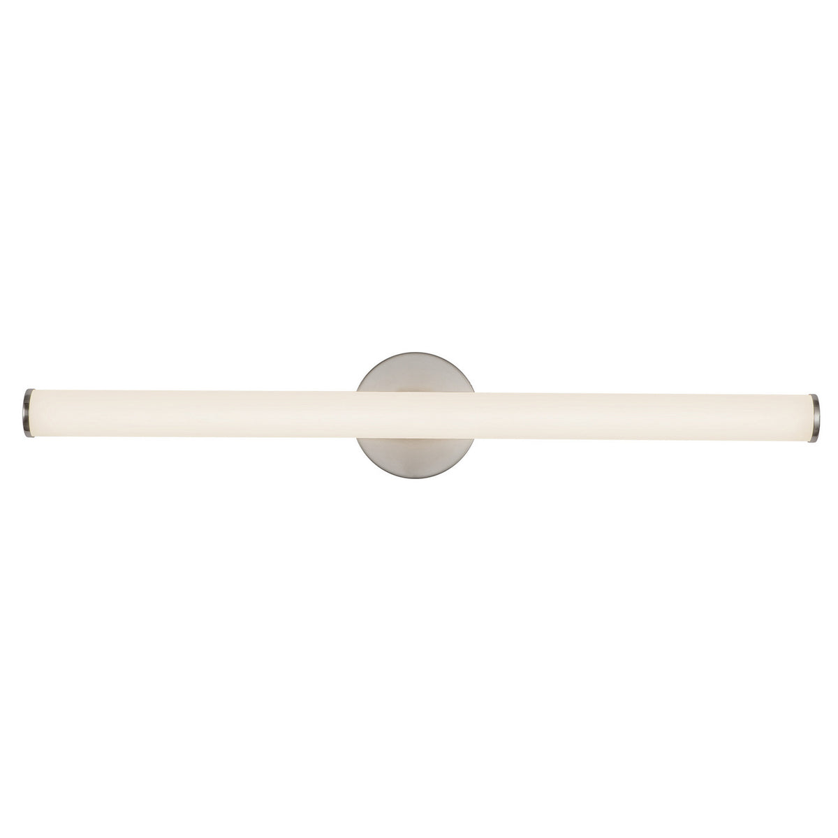 Barre d'éclairage de salle de bain Tectra Nickel brossé, 30" – Kuzco Lighting