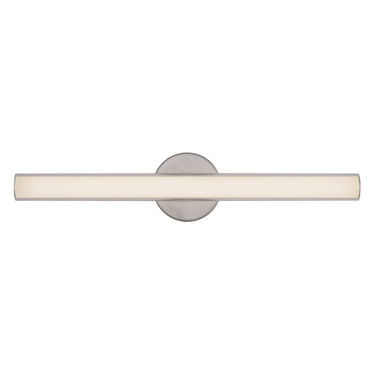 Barre d'éclairage de salle de bain Tole Nickel brossé, 24 1/8" – Kuzco Lighting