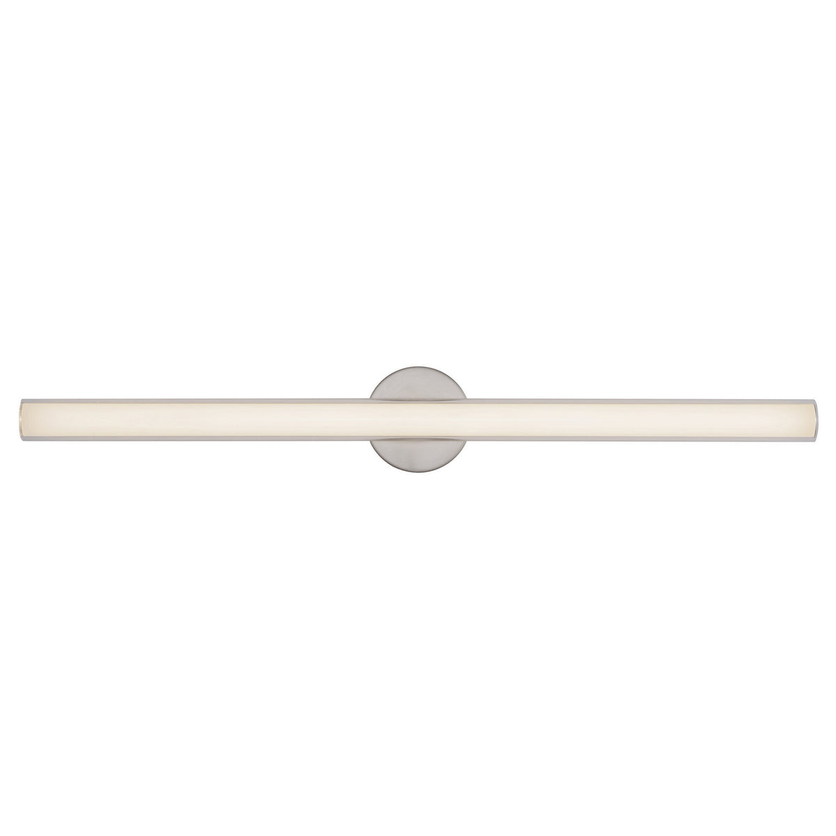 Barre d'éclairage de salle de bain Tole Nickel brossé, 36" – Kuzco Lighting