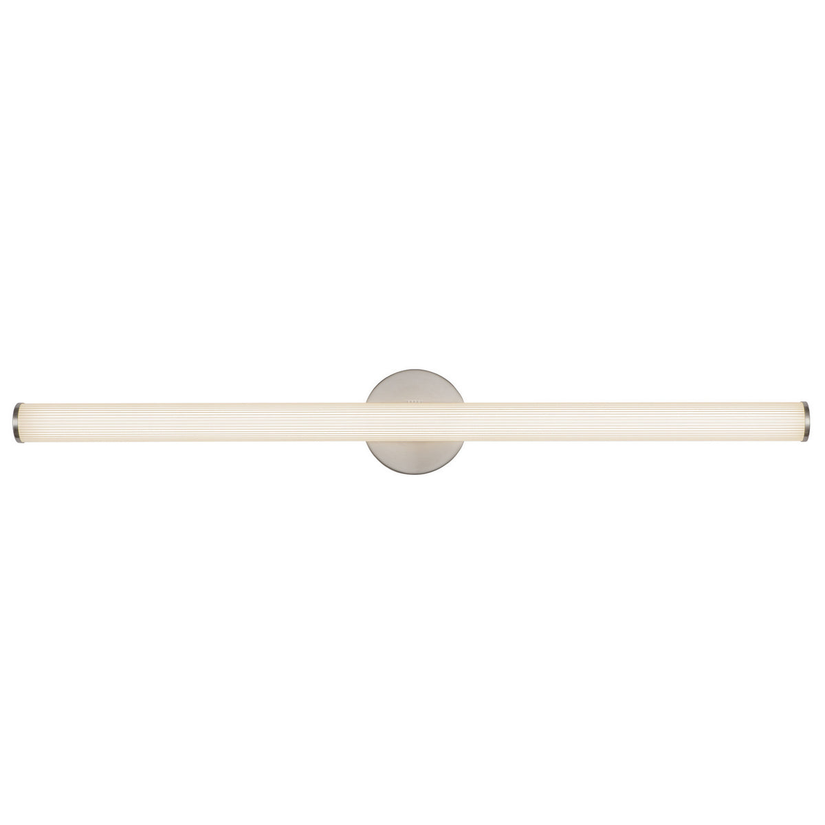 Barre d'éclairage de salle de bain Vire Nickel brossé, 36" – Kuzco Lighting