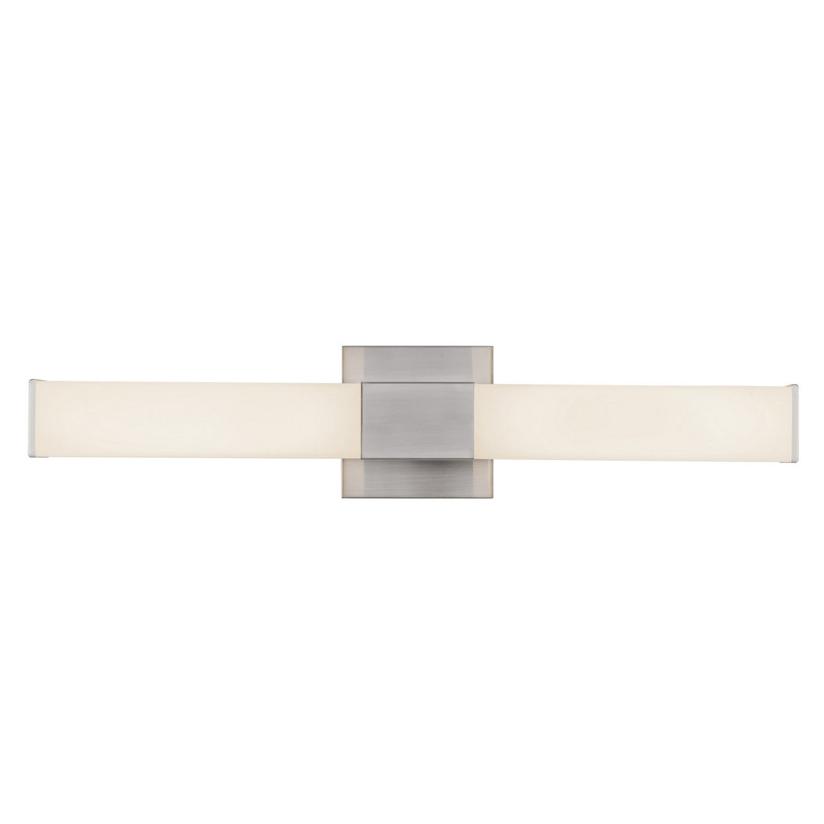 Barre d'éclairage de salle de bain Vivi Nickel brossé, 24 1/8" – Kuzco Lighting
