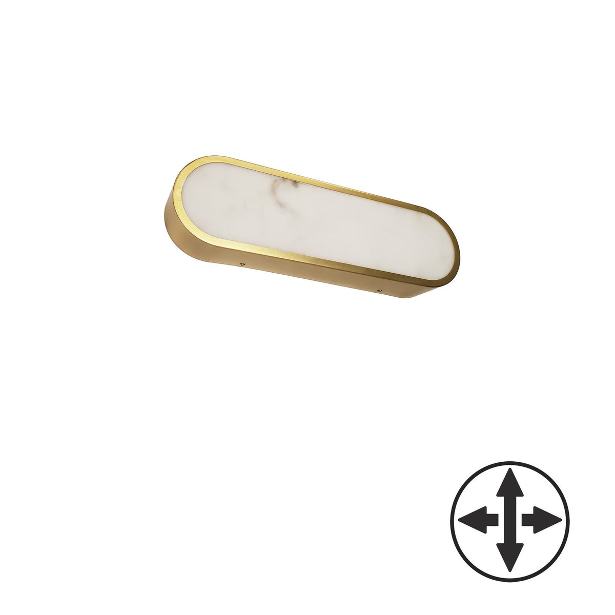 Barre d'éclairage de salle de bain Walsh Laiton vieilli, 16" – Dainolite