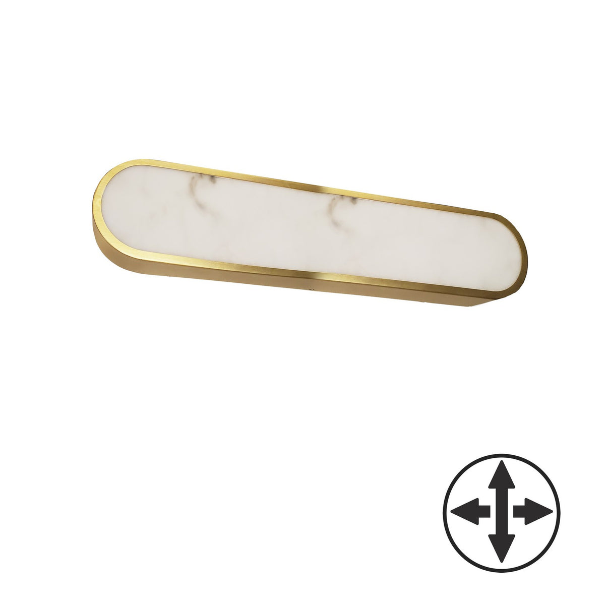 Barre d'éclairage de salle de bain Walsh Laiton vieilli, 22" – vue 2