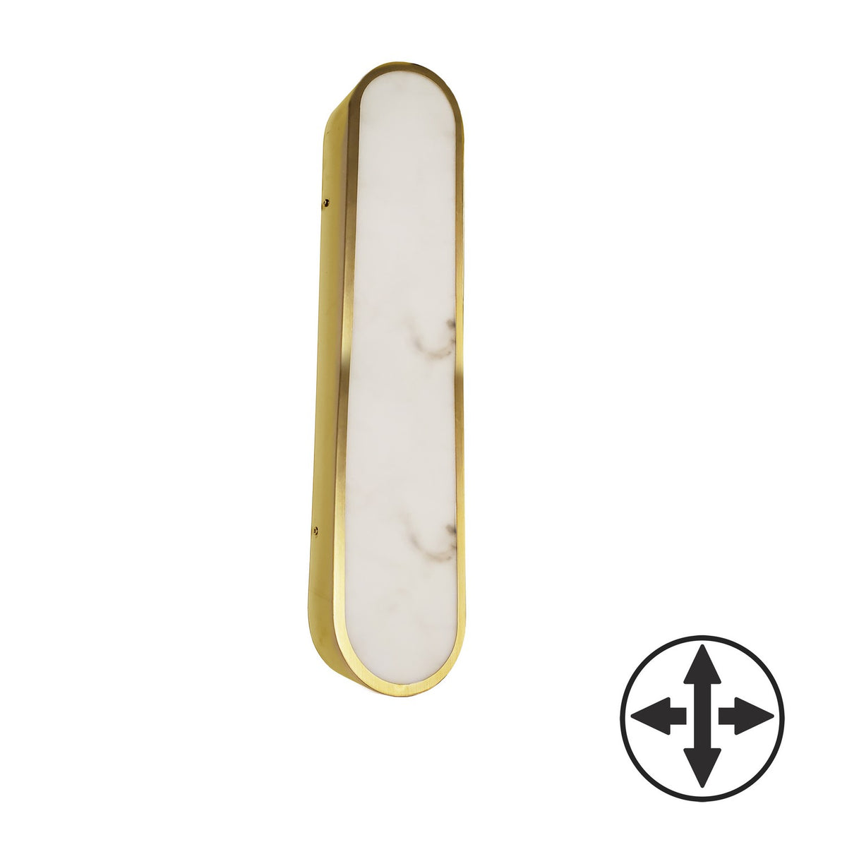 Barre d'éclairage de salle de bain Walsh Laiton vieilli, 22" – Dainolite