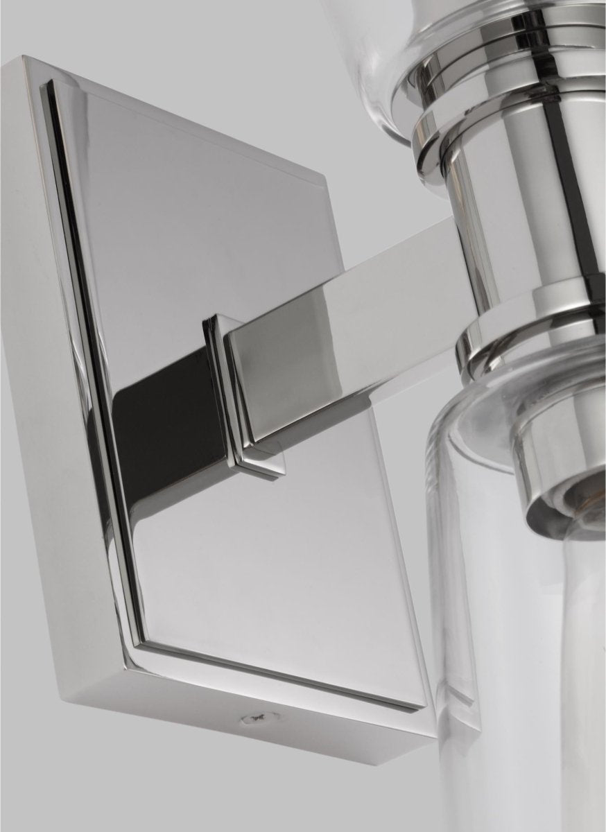 Barre d'éclairage de salle de bain Alessa - Nickel poli by Visual Comfort Studio | Luminaires & cie