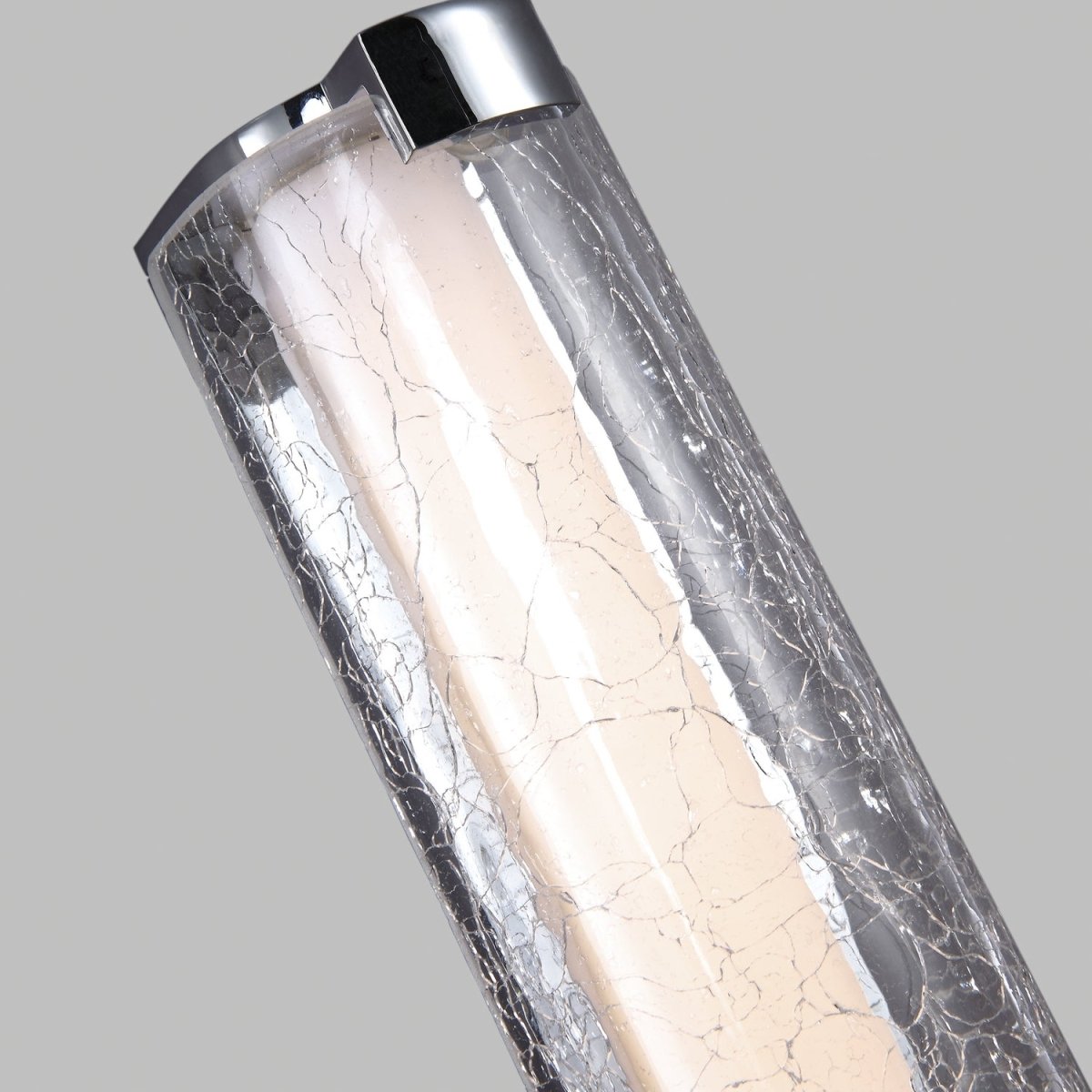 Barre d'éclairage de salle de bain Cutler - Nickel satiné Verre ciselé 36" by Visual Comfort Studio | Luminaires & cie