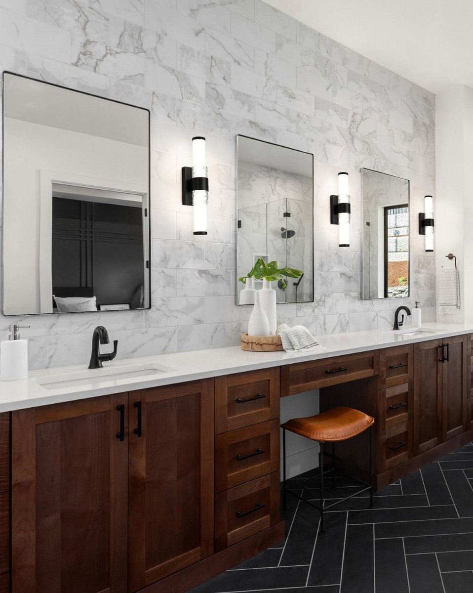 Barre d'éclairage de salle de bain Egon - Or moderne 40" by Z-Lite | Luminaires & cie