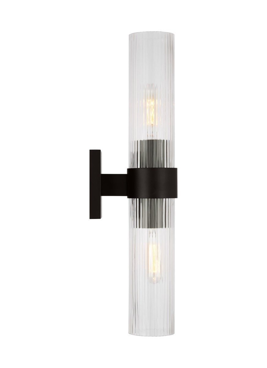 Barre d'éclairage de salle de bain Geneva - Nickel poli by Visual Comfort Studio | Luminaires & cie