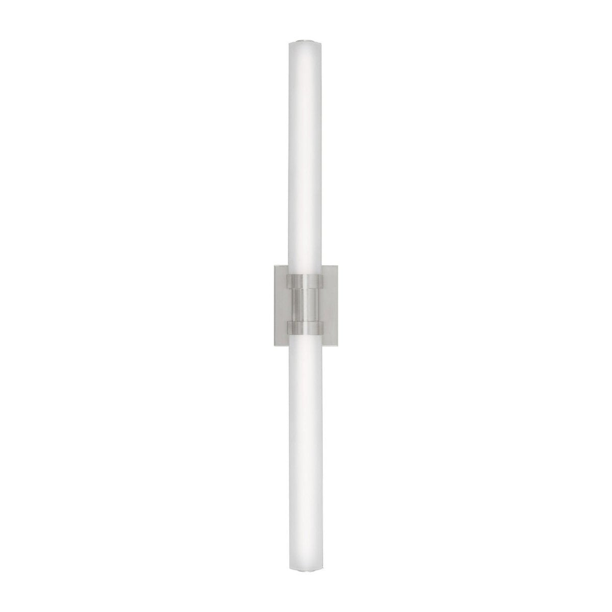 Barre d'éclairage de salle de bain Kiel - Nickel brossé 48" by Visual Comfort Studio | Luminaires & cie