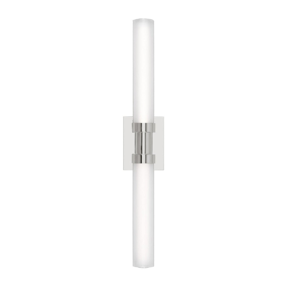 Barre d'éclairage de salle de bain Kiel - Nickel brossé 48" by Visual Comfort Studio | Luminaires & cie