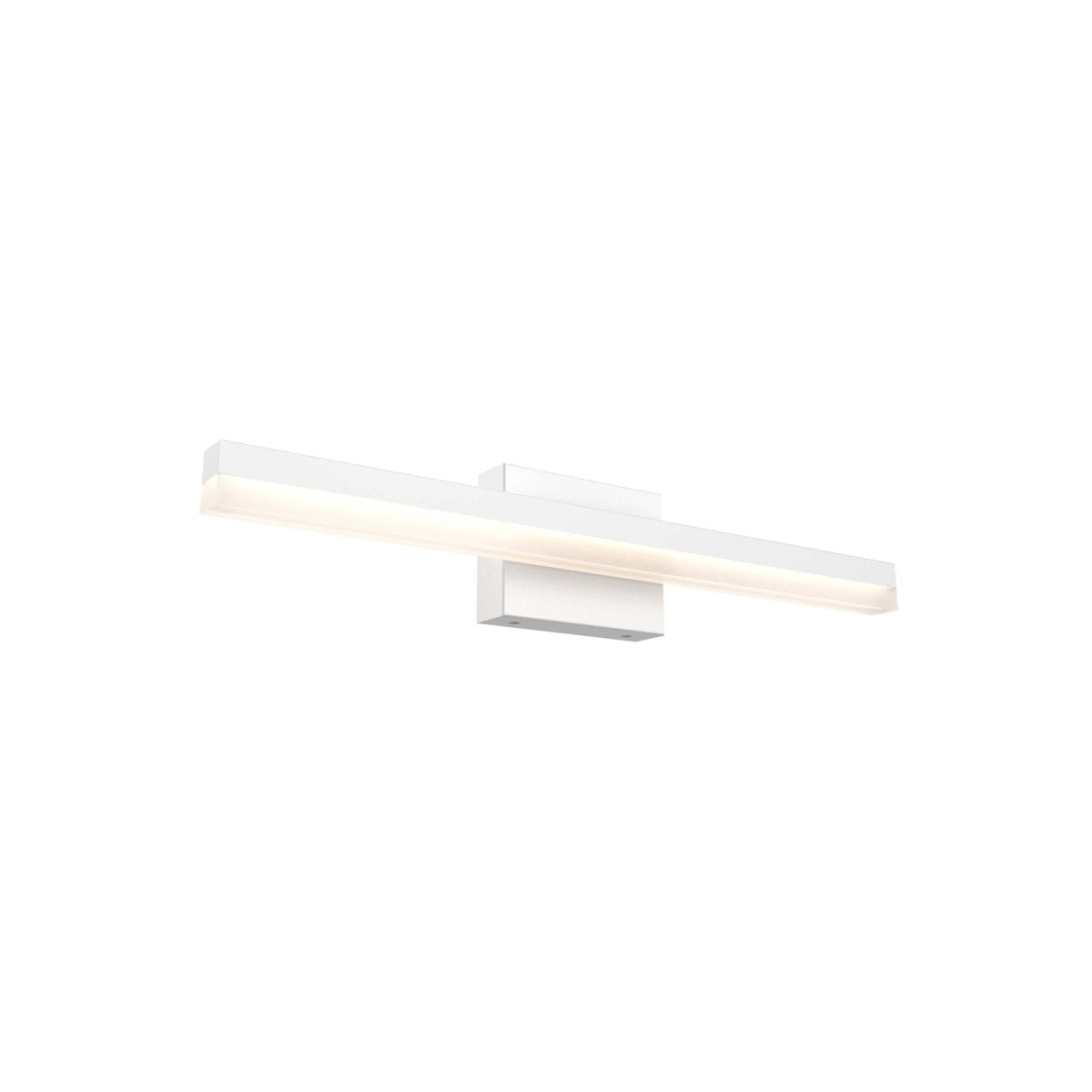 Barre d'éclairage de salle de bain Lyra - Blanc 24" by dals | Luminaires & cie