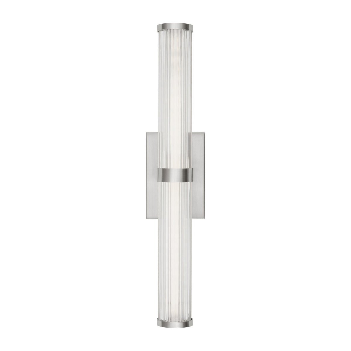 Barre d'éclairage de salle de bain Syden - Nickel brossé 48" by Visual Comfort Studio | Luminaires & cie