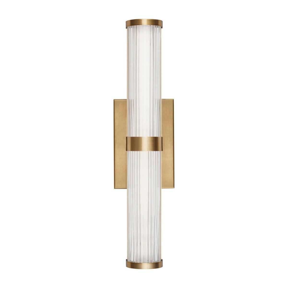 Barre d'éclairage de salle de bain Syden - Nickel brossé 48" by Visual Comfort Studio | Luminaires & cie