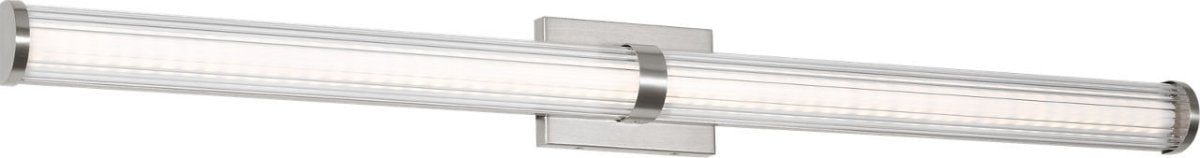 Barre d'éclairage de salle de bain Syden - Nickel brossé 48" by Visual Comfort Studio | Luminaires & cie