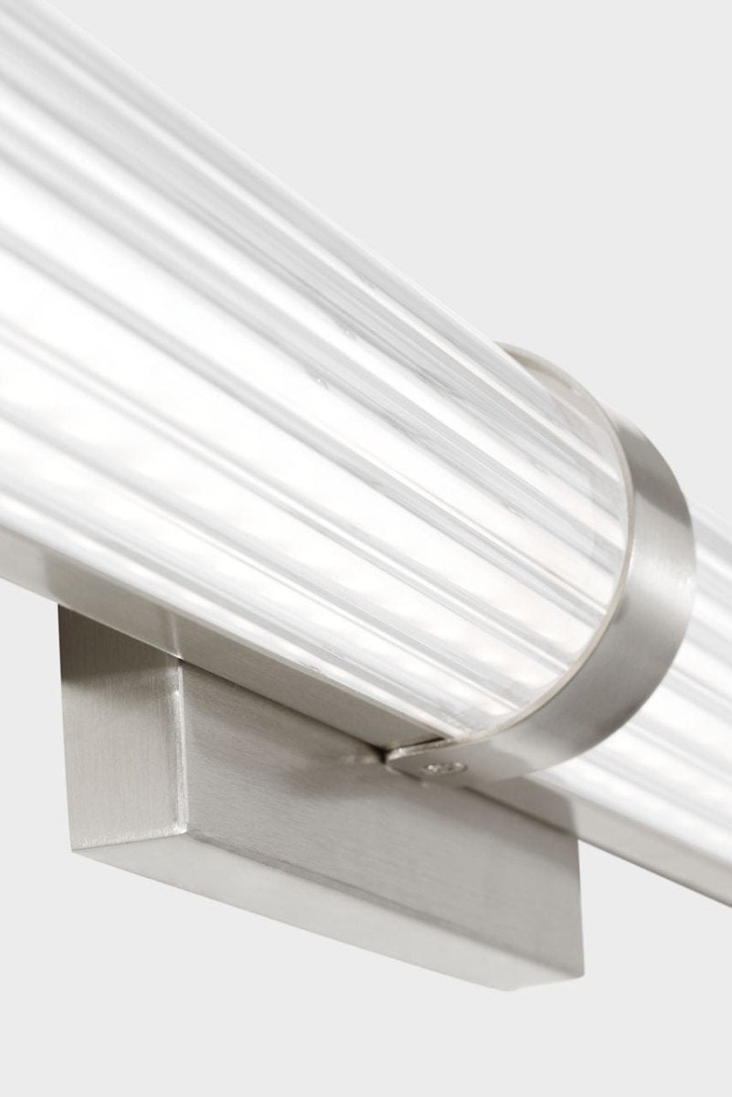 Barre d'éclairage de salle de bain Syden - Nickel brossé 48" by Visual Comfort Studio | Luminaires & cie