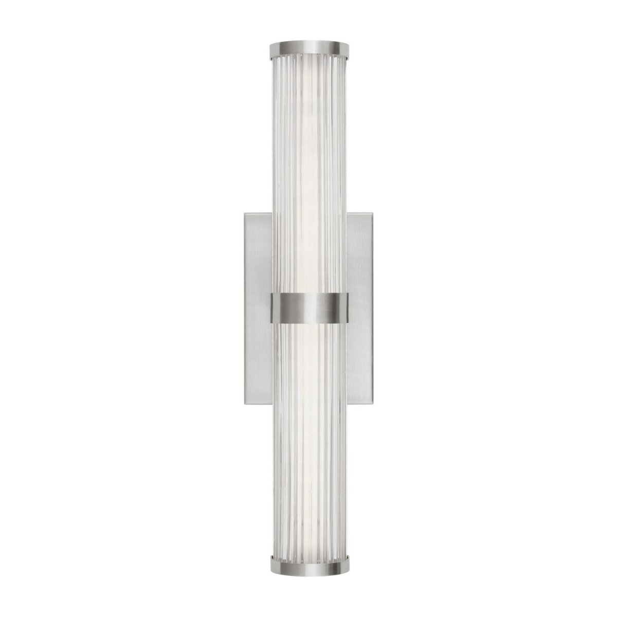 Barre d'éclairage de salle de bain Syden - Nickel brossé 48" by Visual Comfort Studio | Luminaires & cie