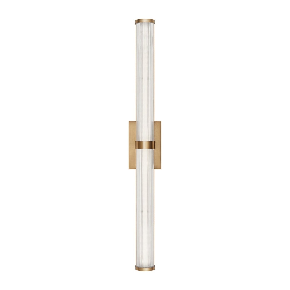 Barre d'éclairage de salle de bain Syden - Nickel brossé 48" by Visual Comfort Studio | Luminaires & cie