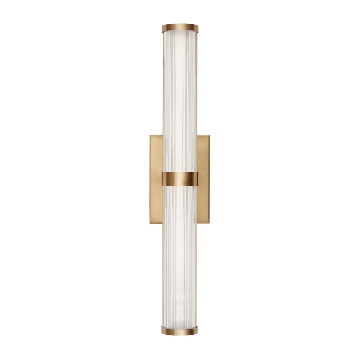Barre d'éclairage de salle de bain Syden - Nickel brossé 48" by Visual Comfort Studio | Luminaires & cie