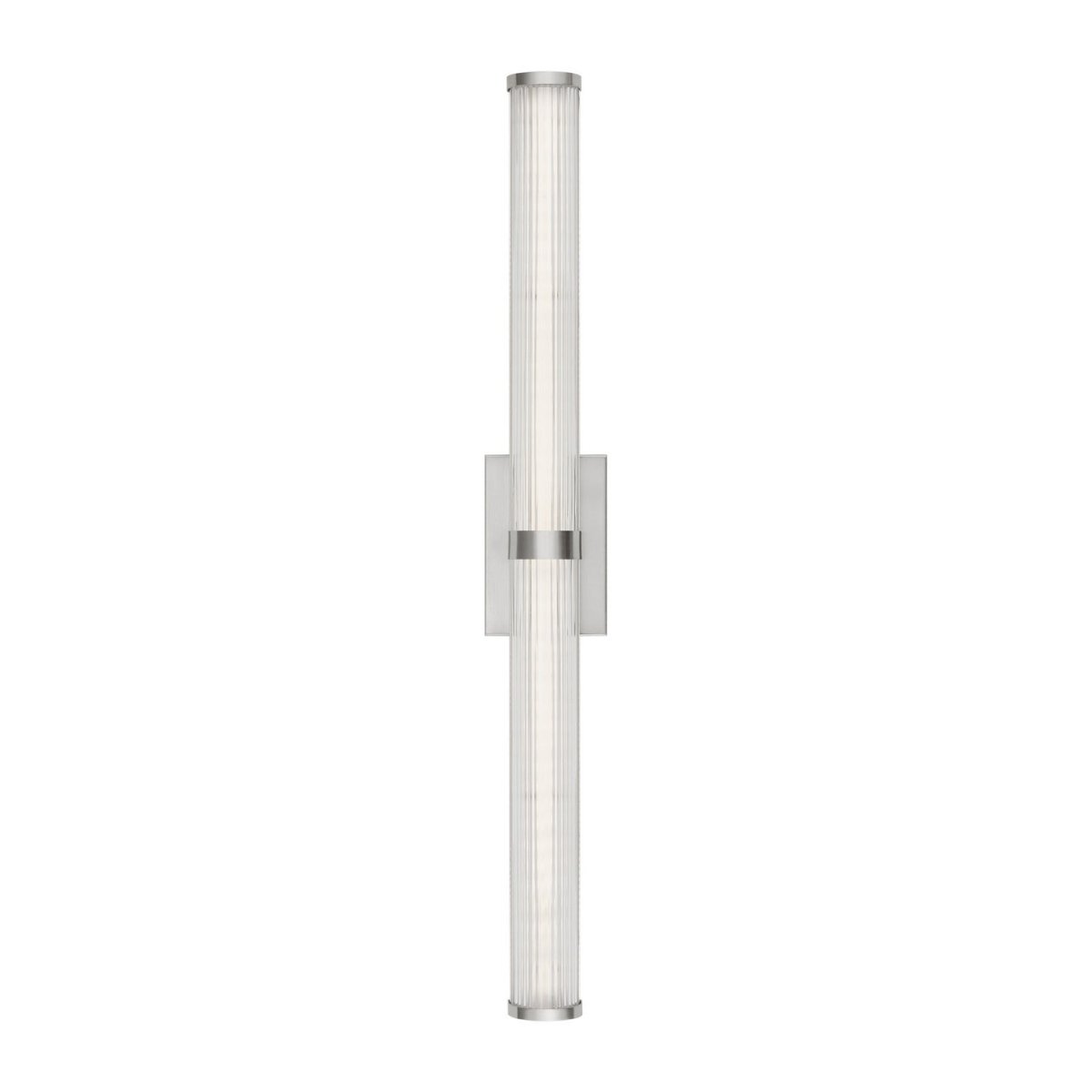 Barre d'éclairage de salle de bain Syden - Nickel brossé 48" by Visual Comfort Studio | Luminaires & cie