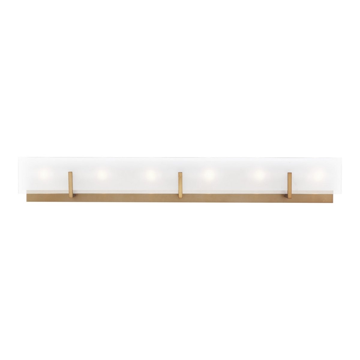 Barre d'éclairage de salle de bain Syll - Laiton satiné 38" by Visual Comfort Studio | Luminaires & cie