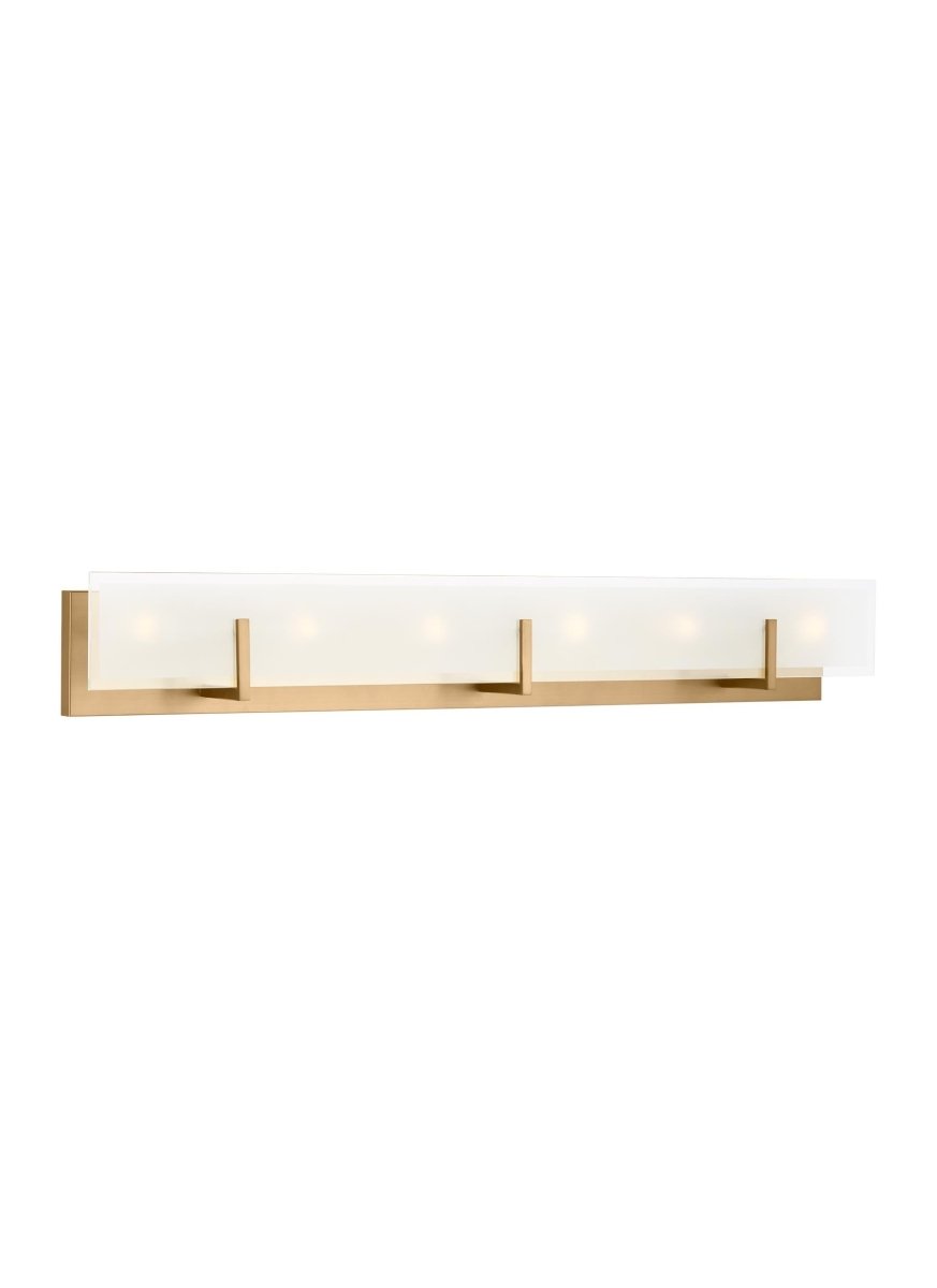 Barre d'éclairage de salle de bain Syll - Nickel brossé 38" by Visual Comfort Studio | Luminaires & cie
