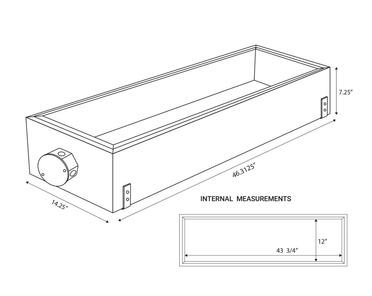 Boîte pare-feu Eurofase Heater 46 5/16" – vue 2