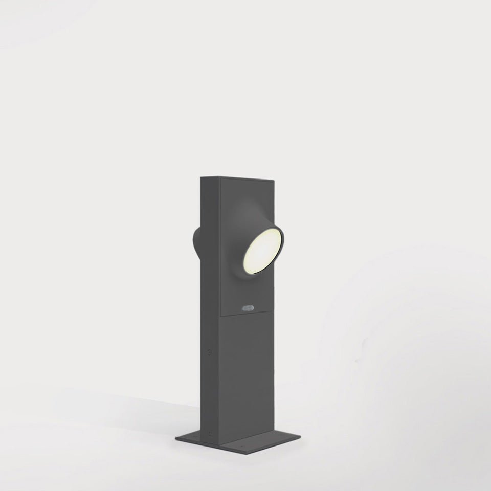 Bollard Ciclope - Gris anthracite 19" Duo by Artemide | Luminaires & cie