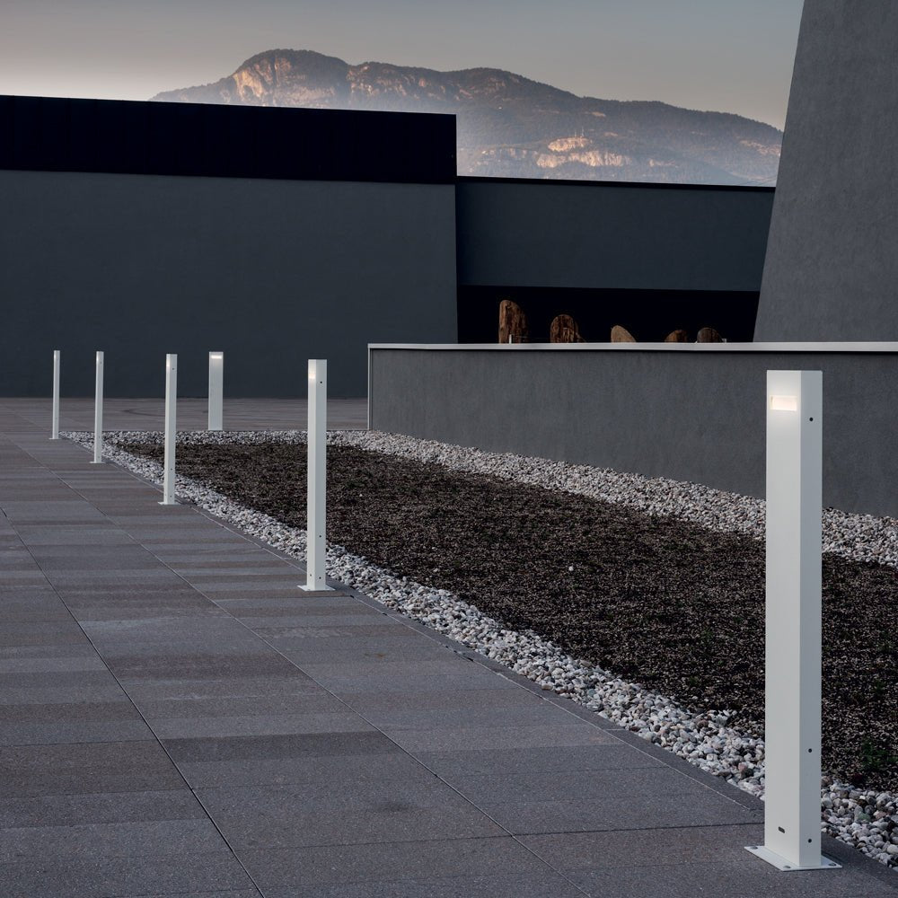 Bollard Nuda - 39 3/8" Double by Artemide | Luminaires & cie