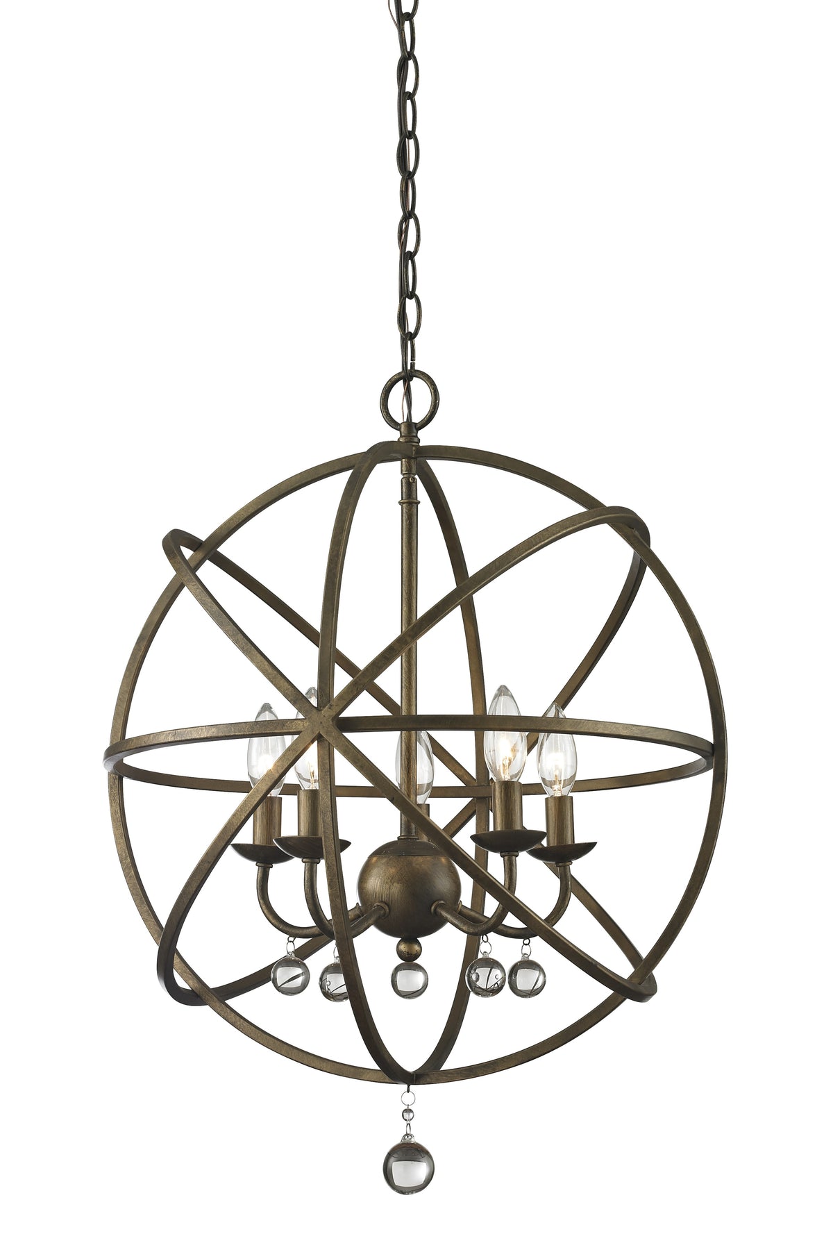 Lustre Acadia Bronze doré, 20" – Z-Lite