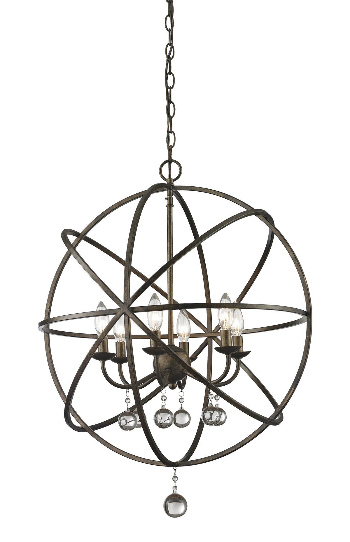 Lustre Acadia Bronze doré, 24" – Z-Lite