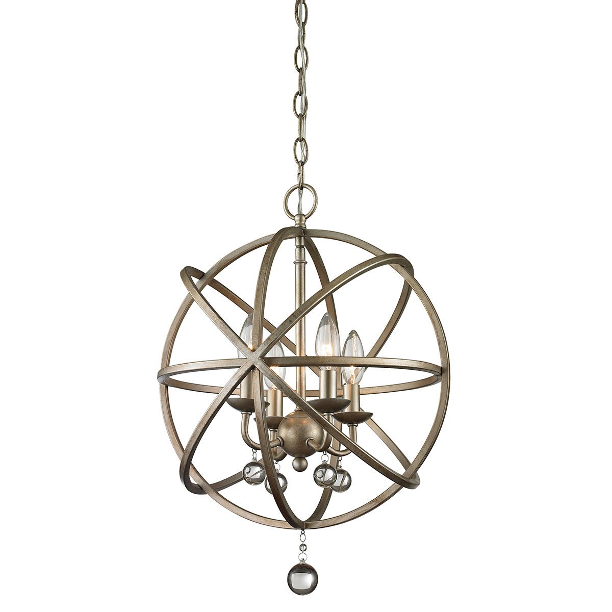 Chandelier Acadia - Argent antique 16" by Z - Lite | Luminaires & cie
