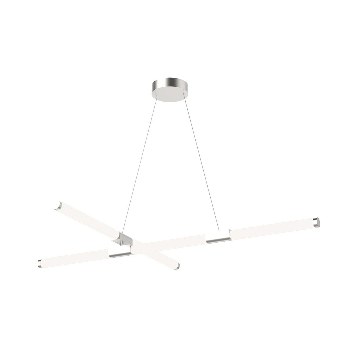 Chandelier Akari - Nickel brossé 32 3/8" by Kuzco Lighting | Luminaires & cie