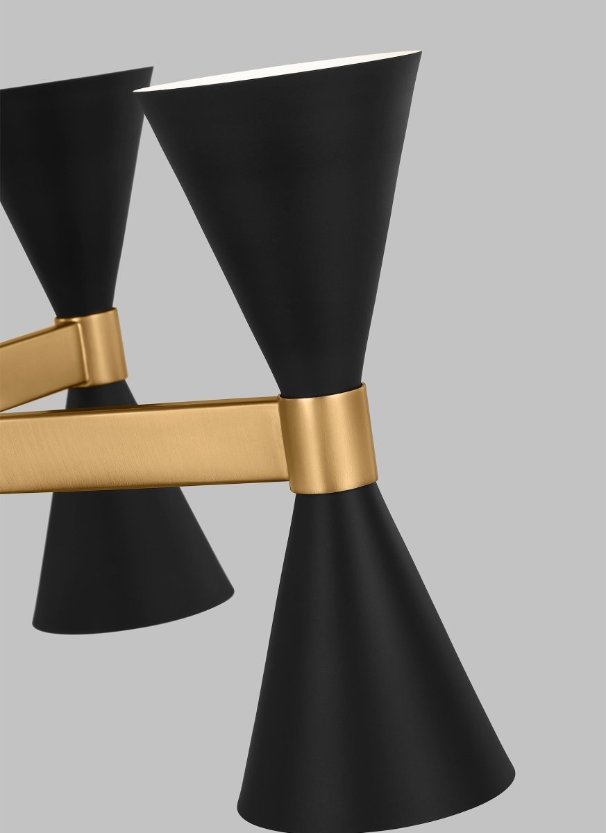 Chandelier Albertine - Noir de minuit 48" by Visual Comfort Studio | Luminaires & cie