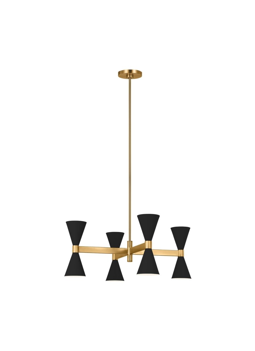 Chandelier Albertine - Noir de minuit 48" by Visual Comfort Studio | Luminaires & cie