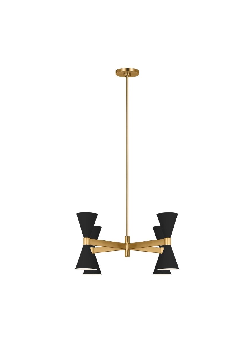 Chandelier Albertine - Noir de minuit 48" by Visual Comfort Studio | Luminaires & cie