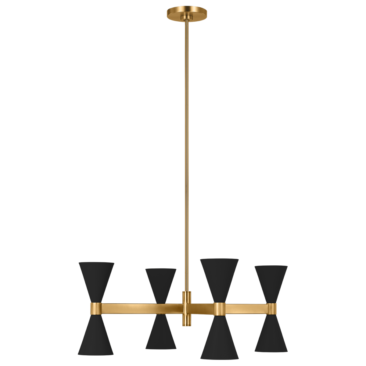 Chandelier Albertine - Noir de minuit 48" by Visual Comfort Studio | Luminaires & cie